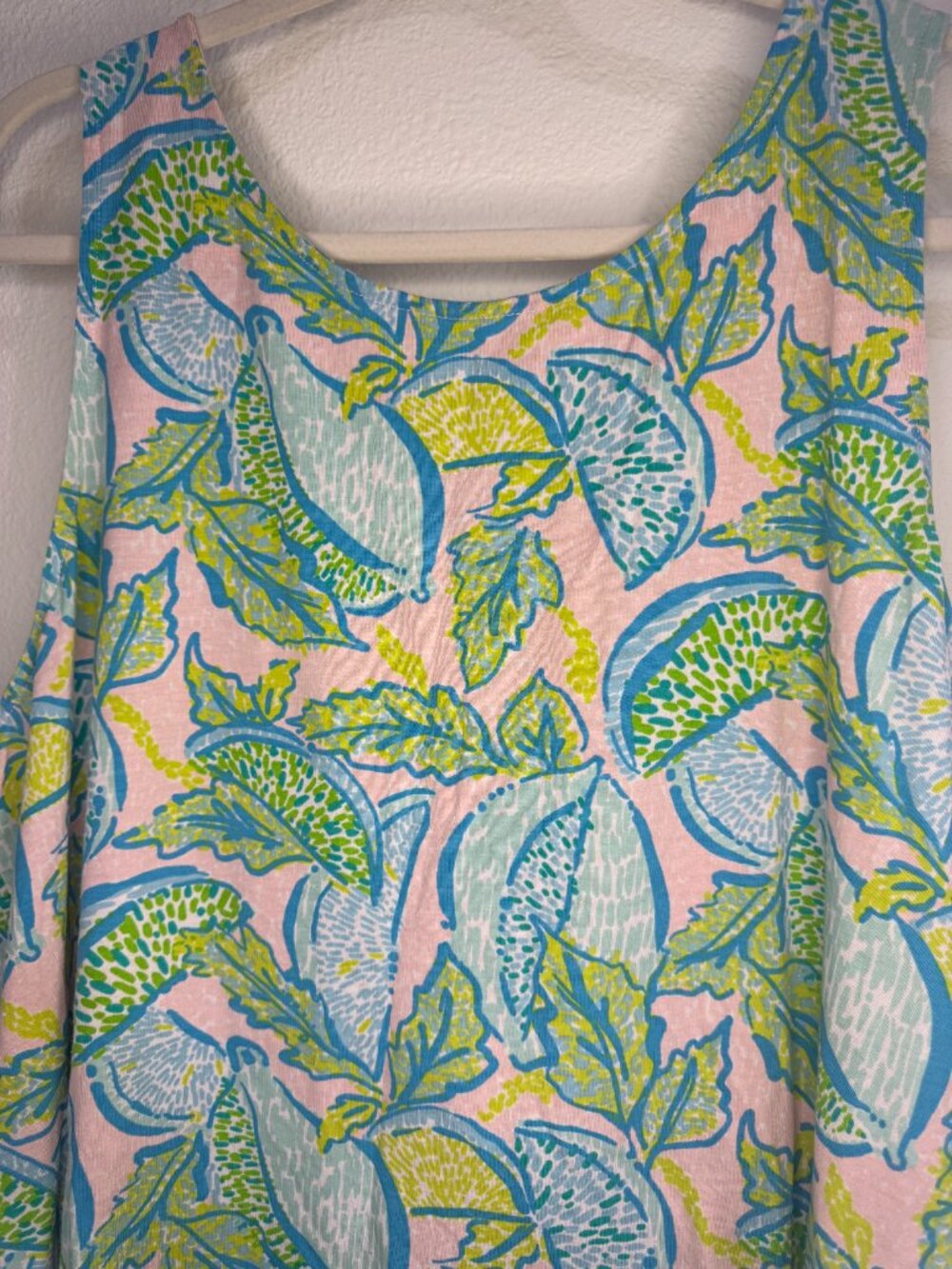 Lilly Pulitzer Citrus Print Sleeveless Tank Top Women's XL - Picture 6 of 7